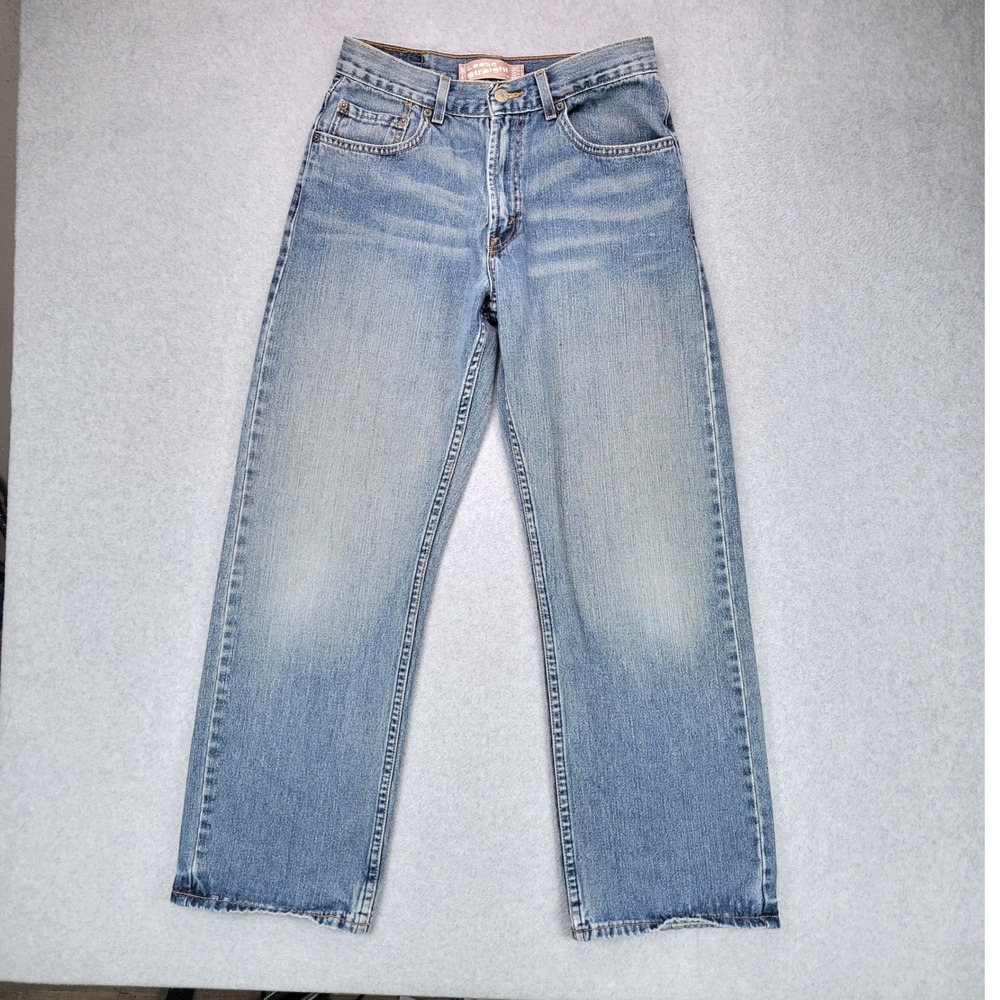 Levis 569 Loose Straight Jeans Womens 18 Reg 30x30 Blue Medium Wash Baggy Denim